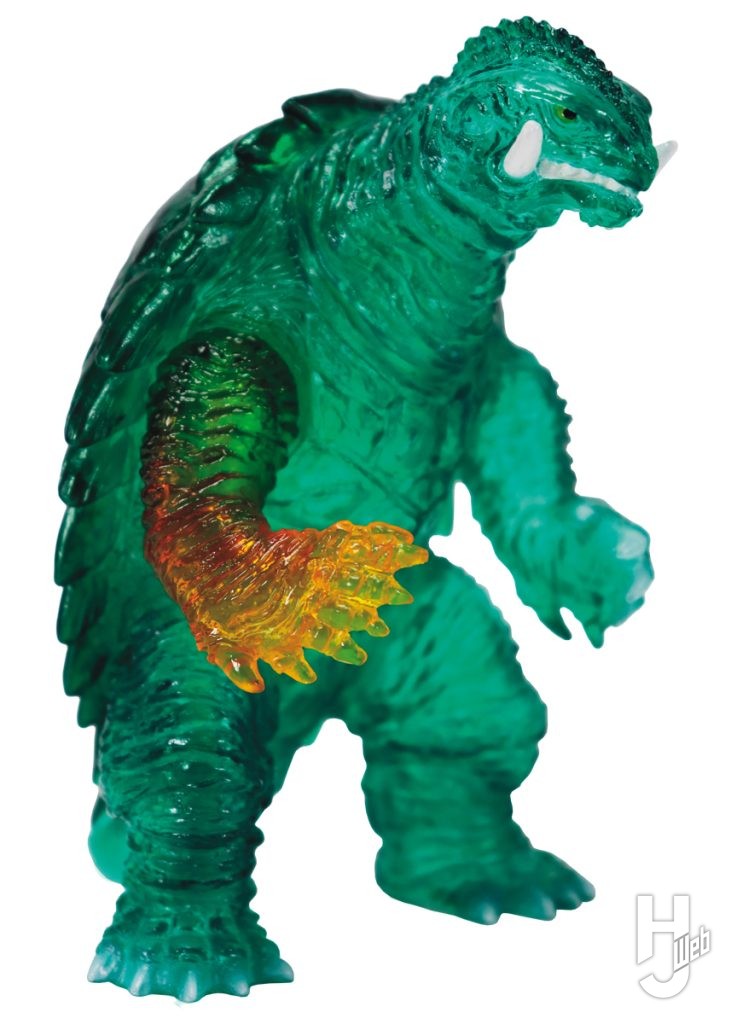 ガメラ(1999)のクリアカラー版ソフビフィギュアの画像