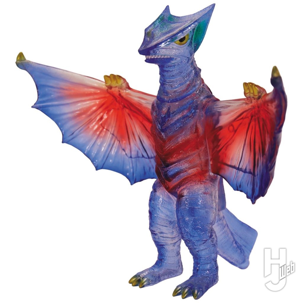 ギャオス(1967)のクリアカラー版ソフビフィギュアの画像