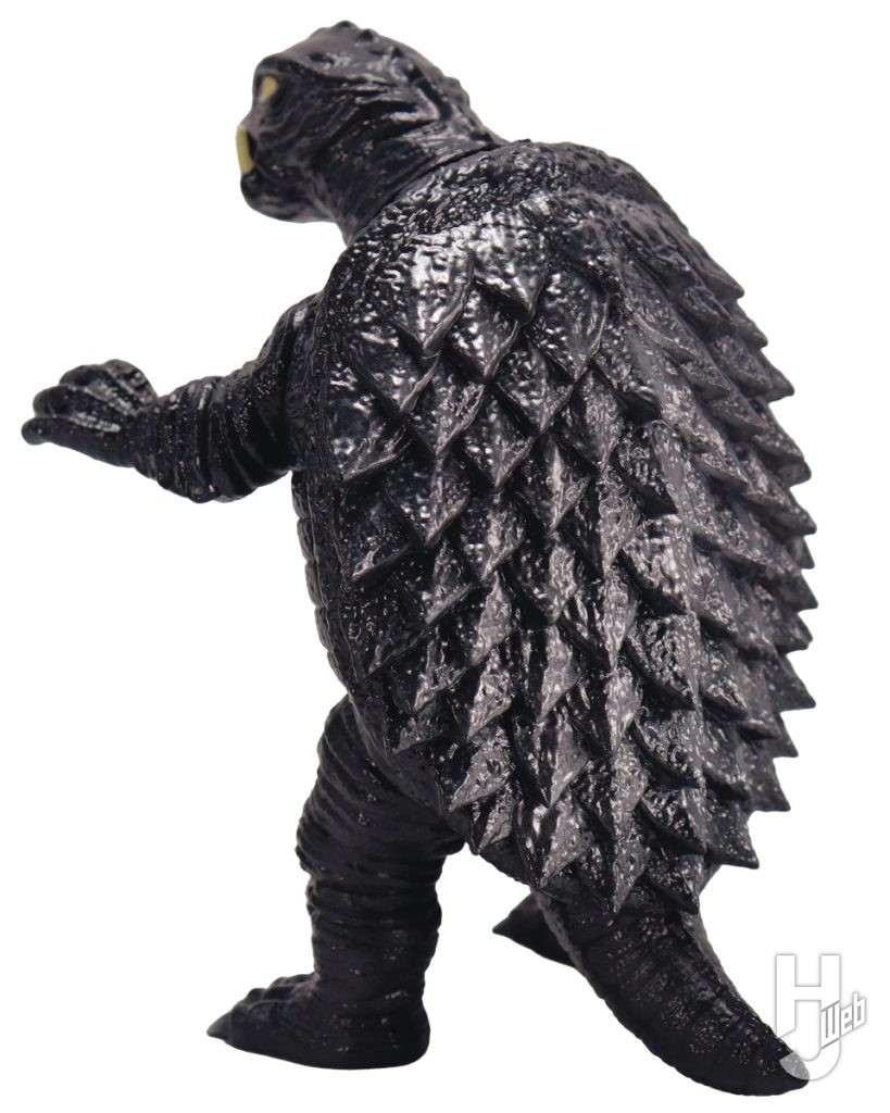 ガメラ(1967)のソフビフィギュアの背面の全体画像