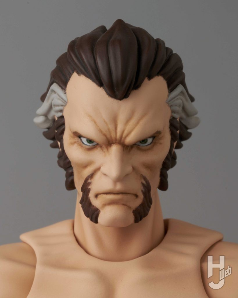 ラーズ・アル・グールの可動フィギュアの表情のアップ画像その1