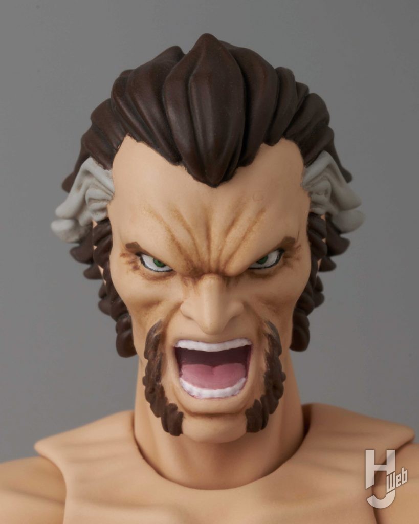 ラーズ・アル・グールの可動フィギュアの表情のアップ画像その2