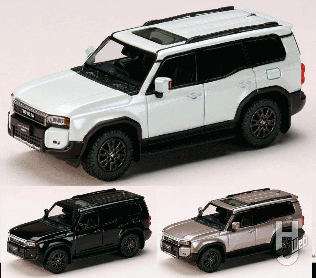 トヨタ ランドクルーザー 250 VX ガソリン車(RHD)プラチナホワイト パールマイカ、ブラック、アバンギャルドブロンズメタリック