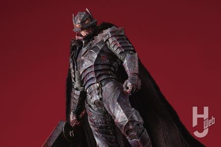 らいだ〜Joeお得意の“スポンジ塗装”と筆塗りで重厚ながらも緩急ある質感に。プラキット「ガッツ 狂戦士の甲冑 “怒り”」もお気楽塗装で楽しむ【BUILD ART MASTERLINE】