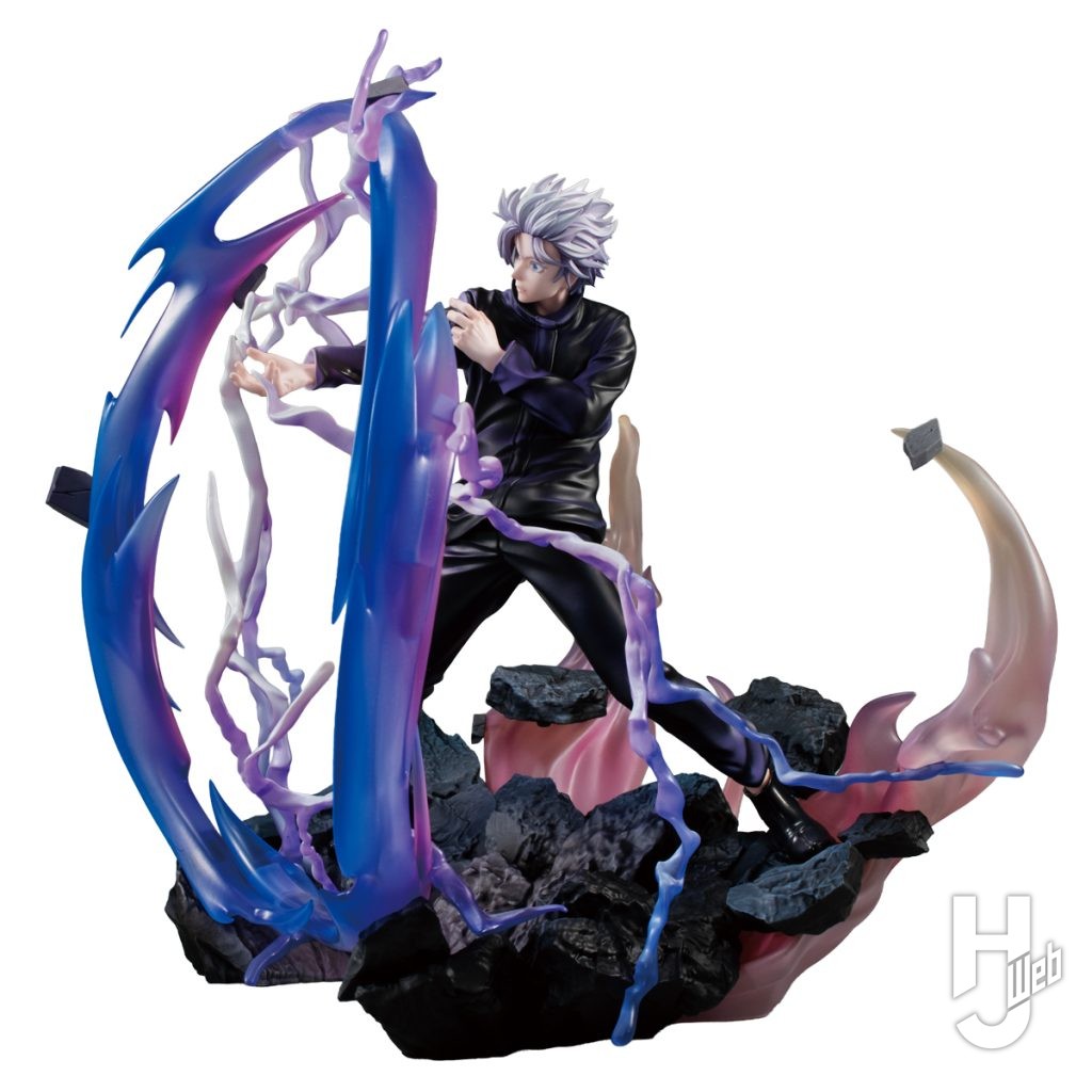 五条悟のフィギュアの側面の全体画像