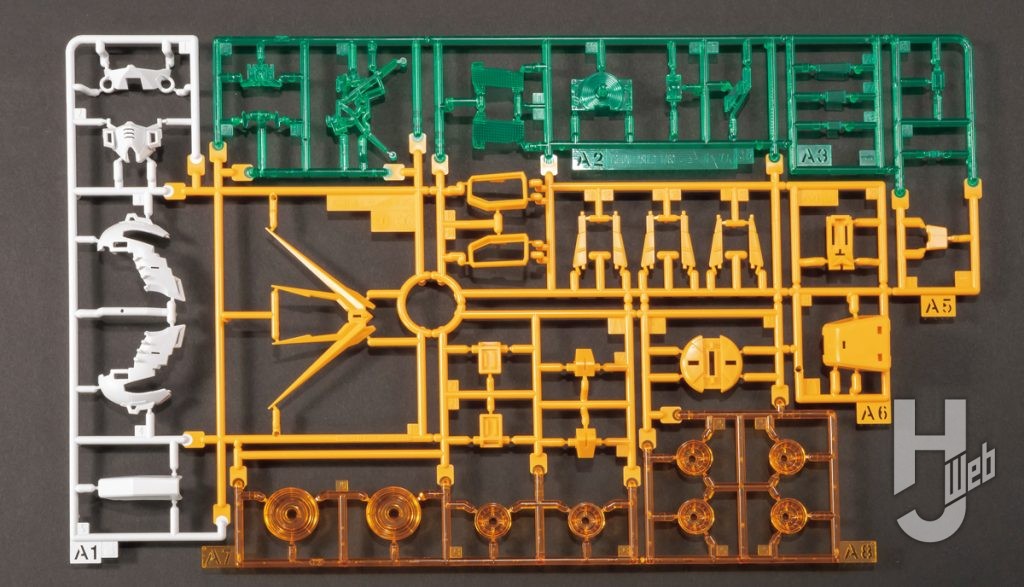 「PERFECT-GRADE-UNLEASHED-νガンダム」ランナ多色成型ー