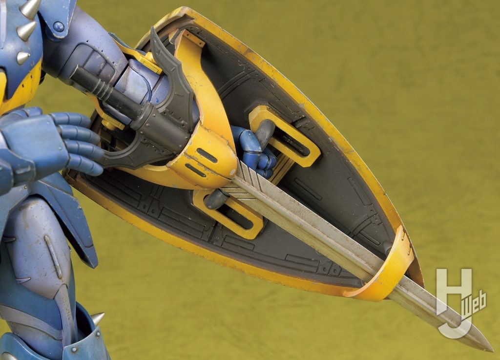 ザウエル　回転剣を盾に収納