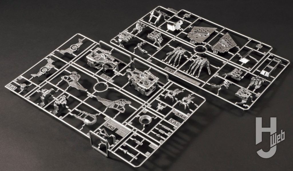 「PERFECT-GRADE-UNLEASHED-νガンダム」ランナーメタリック成型パーツ銀メッキ