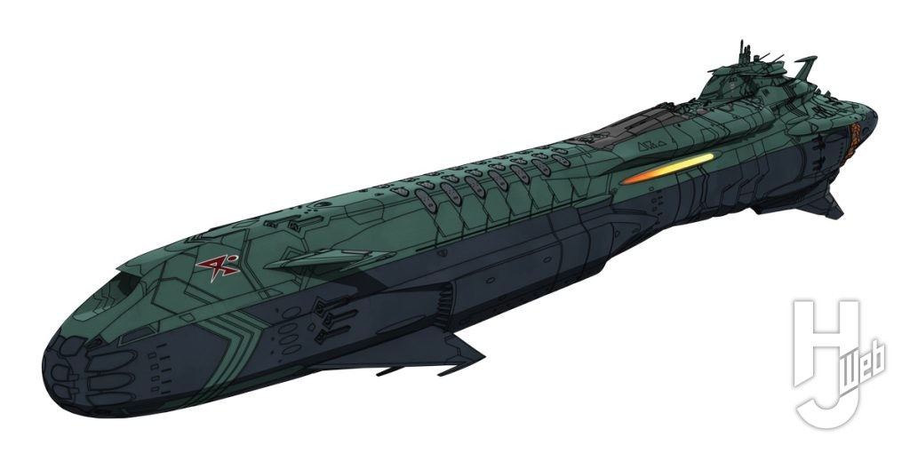 「宇宙戦艦ヤマト3199」ゼランダル級攻撃型次元潜航艦ゼランダル設定画