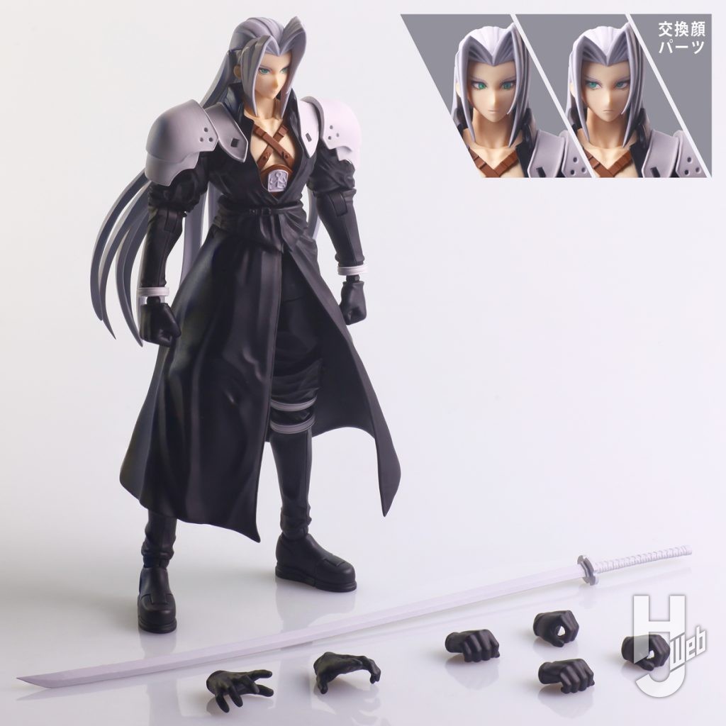 ファイナルファンタジーVII ストラクチャーアーツ セフィロスのパーツ一覧の画像