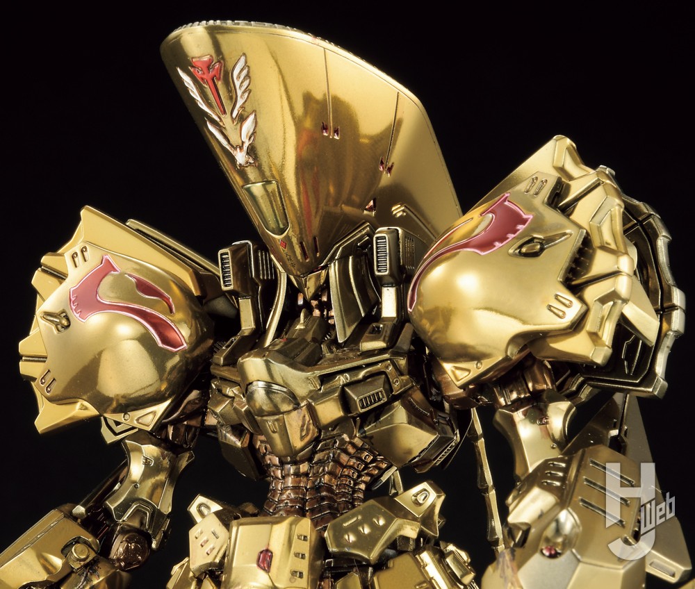 ダミアン教授製作「ザ・ナイト・オブ・ゴールド=デルタ・ベルン-3007=」頭部アップ