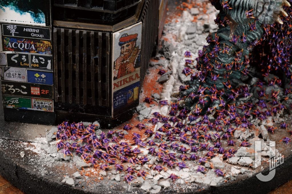 ソルジャーレギオンVSガメラの制作途中の画像