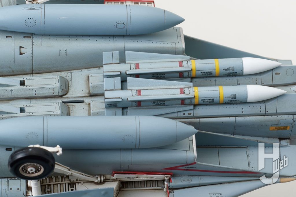 トムキャットと言えば……のAIM-54Cフェニックス空対空ミサイルももちろんセット