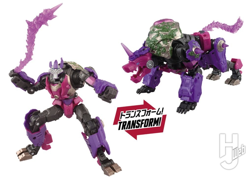 アルファトライオンの変形メカフィギュアの画像