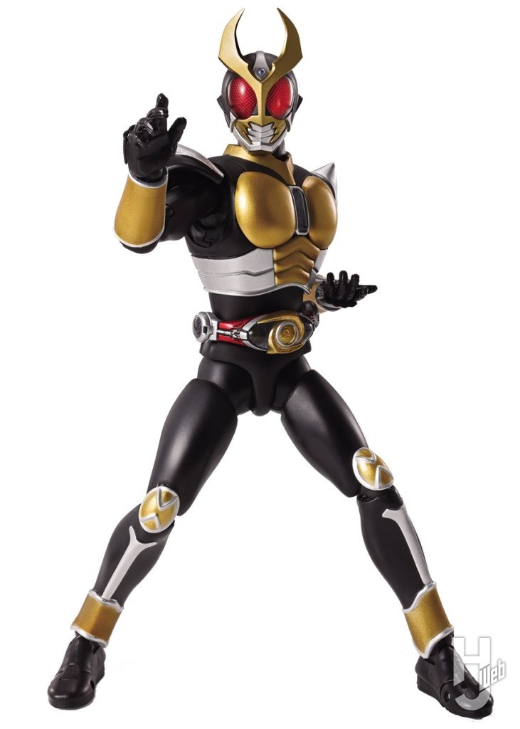 仮面ライダーアギトグランドフォームの可動フィギュアのメイン画像