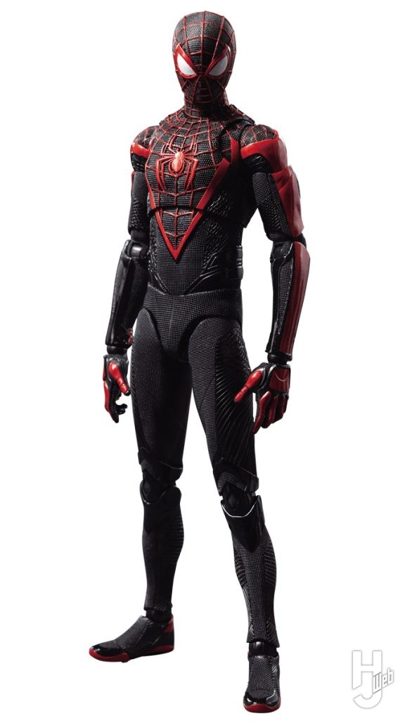 スパイダーマンの可動フィギュアの画像