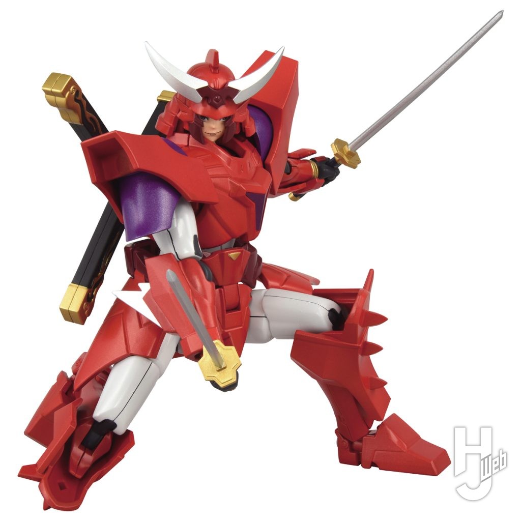 サムライトルーパー凱の可動フィギュアの全体画像