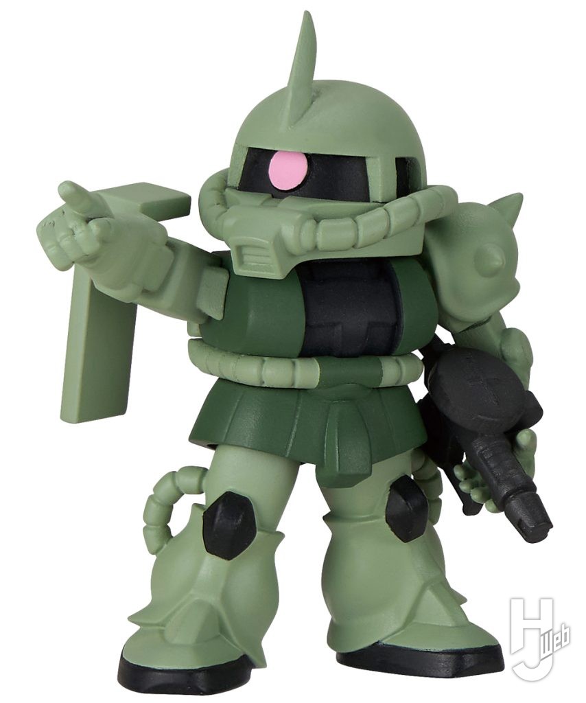 機動戦士ガンダム ならぶんです。ザクのザクⅡ(指揮官機)の画像