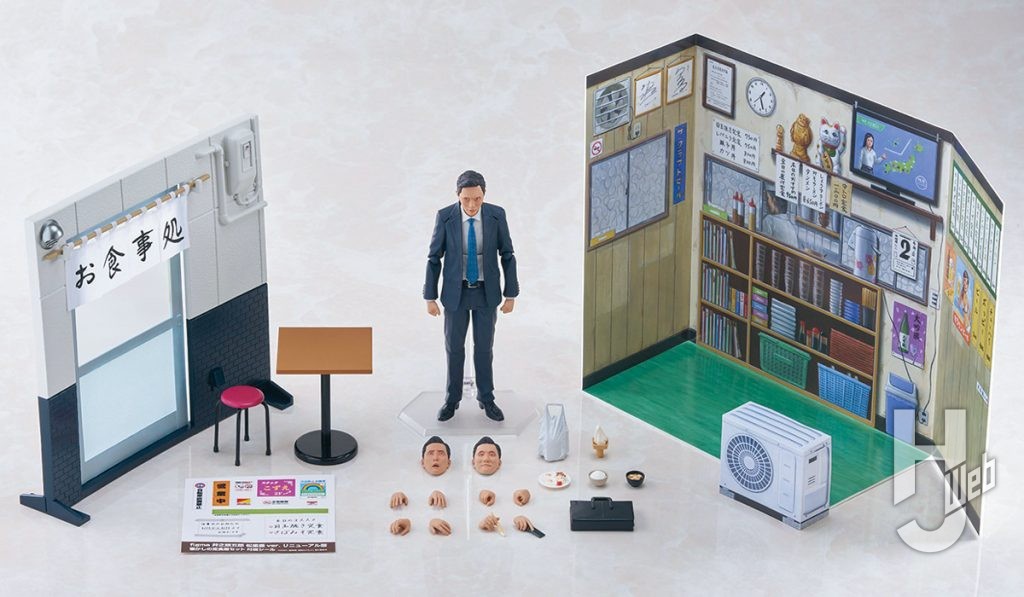 figma 井之頭五郎 松重 豊ver. リニューアル版 懐かしの定食屋セットの付属パーツ一覧の画像