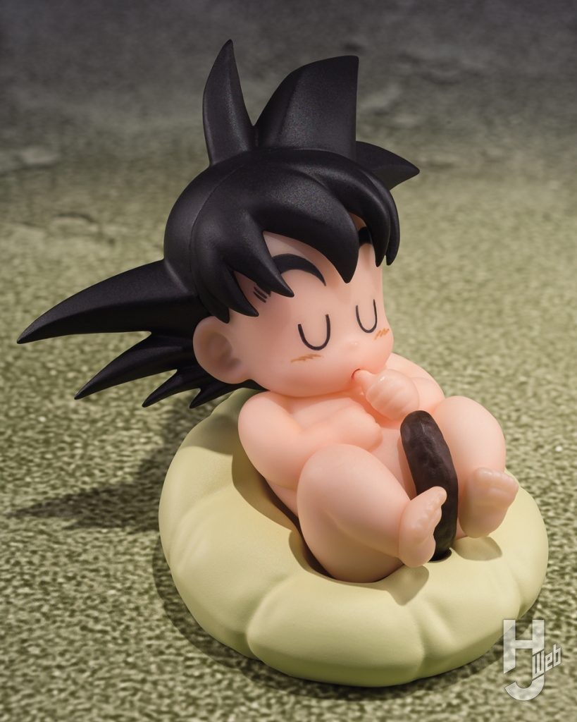 た地球へ送られる頃の孫悟空のフィギュアの画像
