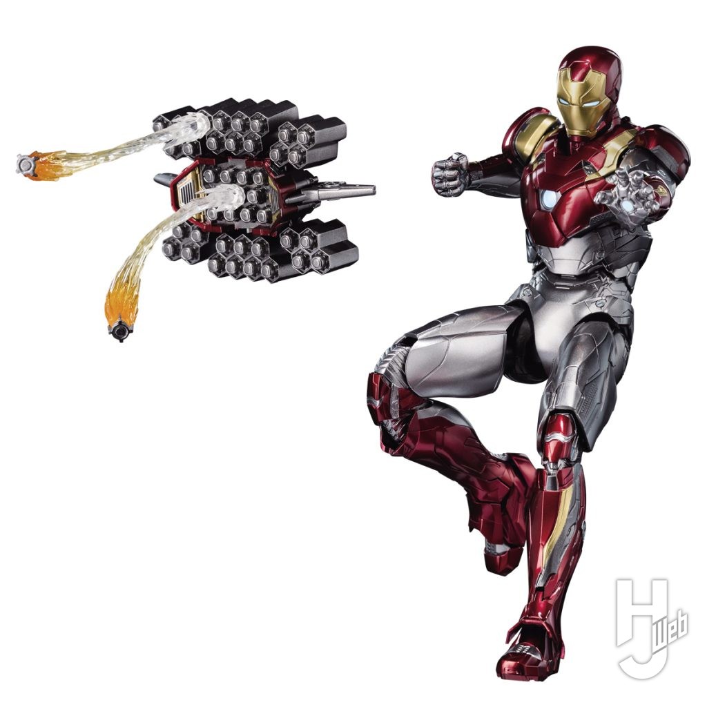 アイアンマンの可動フィギュアのメイン画像