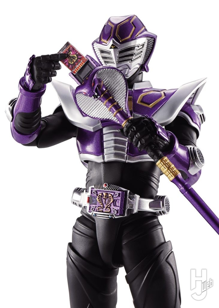 仮面ライダー王蛇の可動フィギュアのイメージ画像
