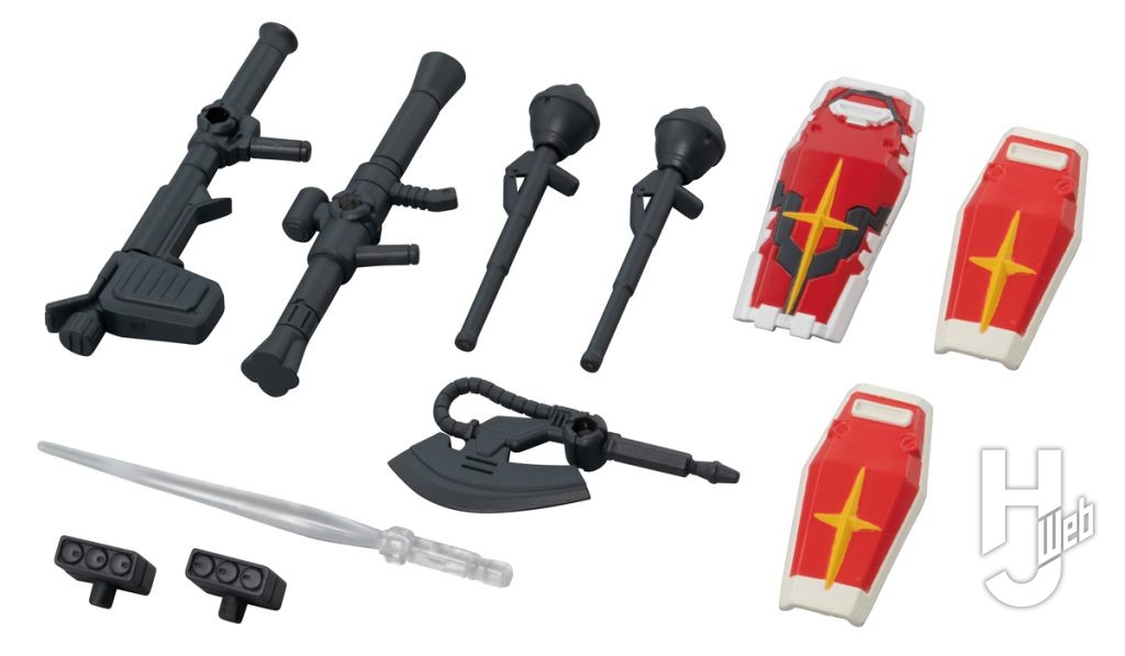 MOBILE SUIT ENSEMBLE 30のMS武器セットの画像