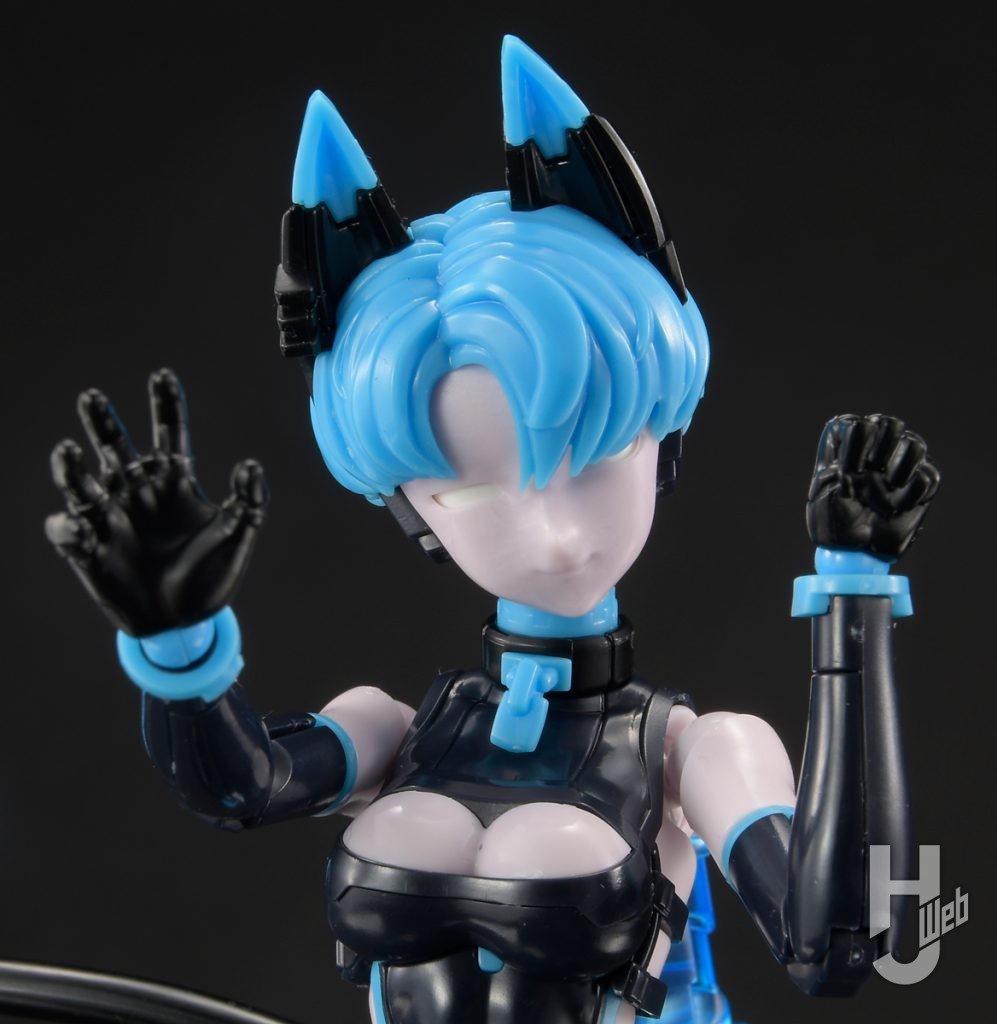 ソラ・ザ・キャットのプラモデルのアップ画像その1