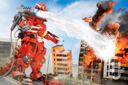 1月15日（木）より開催『ゴジラ サイエンス展』コラボディオラマ製作！ 消防隊カラーとなった大迫力の3式機龍を見に行こう!!