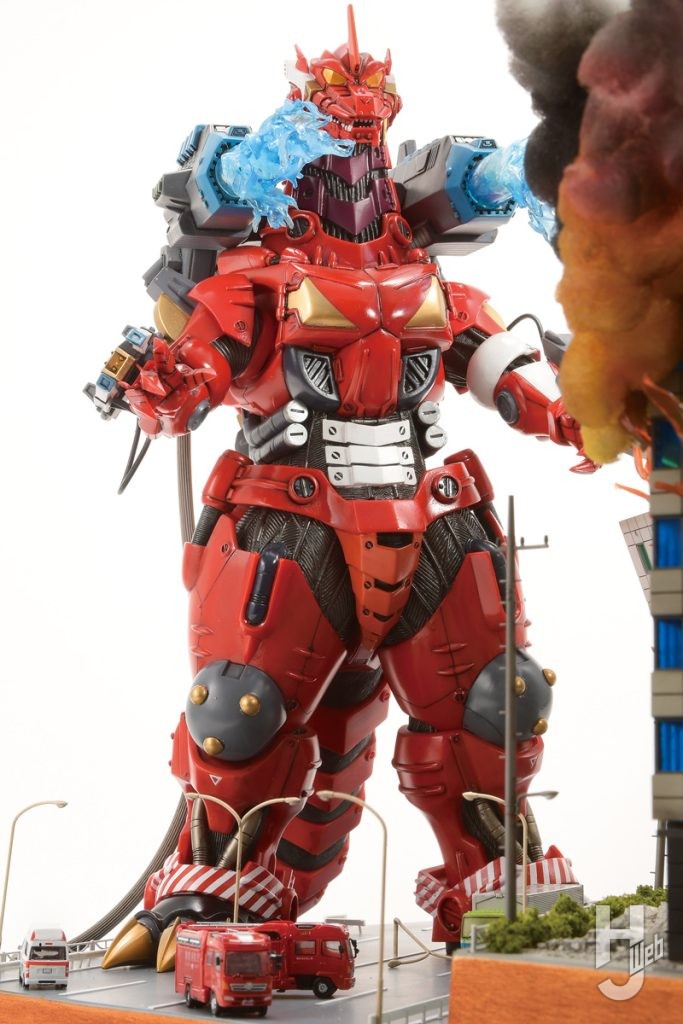 3式機龍、緊急出動!!
3式機龍　正面