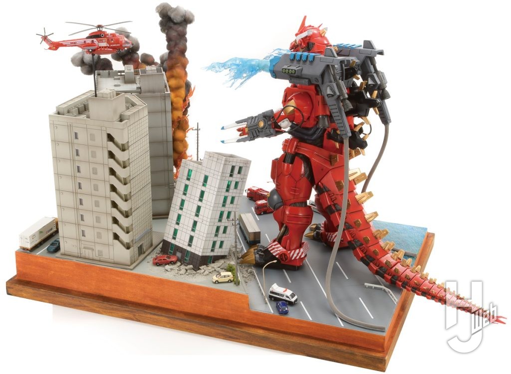 3式機龍、緊急出動!!
全体　後ろ