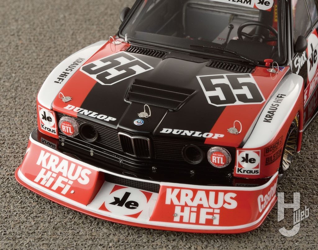 BMW 320 E21 ターボ Gr.5 1980 DRM ゾルダー ウエストファーレンカップ ウィナー
ボンネット　アップ