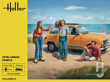 1970年代 都会の若者たちの休日 フィギュア 3体