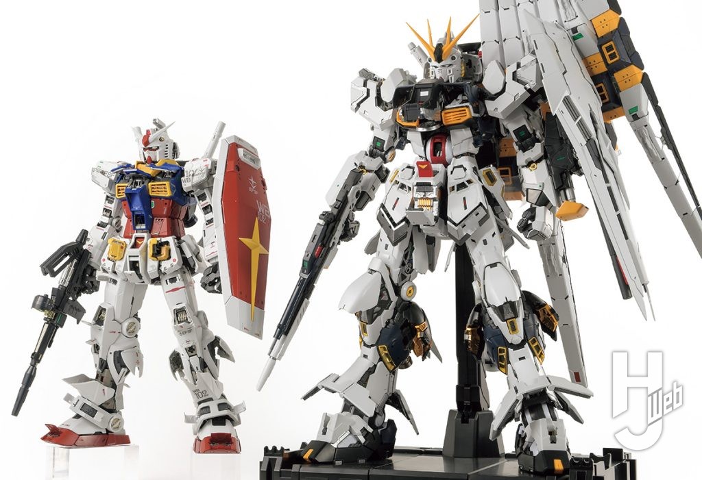 PGU ガンダム νガンダム フルハッチオープン比較