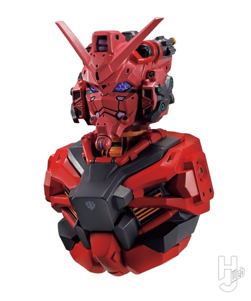 一番くじ 機動戦士Gundam GQuuuuuuX(ジークアクス)vol.3 D賞「モビルスーツヘッドマグネット」。赤いガンダム