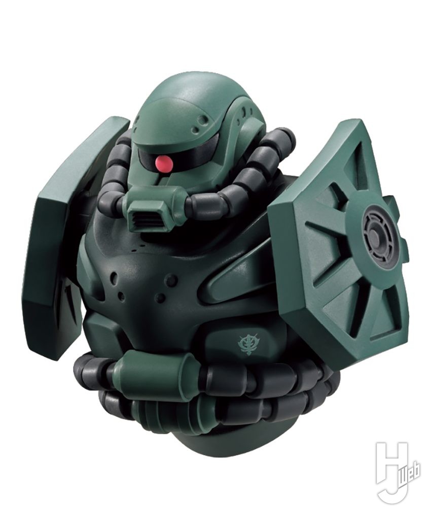 一番くじ 機動戦士Gundam GQuuuuuuX(ジークアクス)vol.3 D賞「モビルスーツヘッドマグネット」。ザク