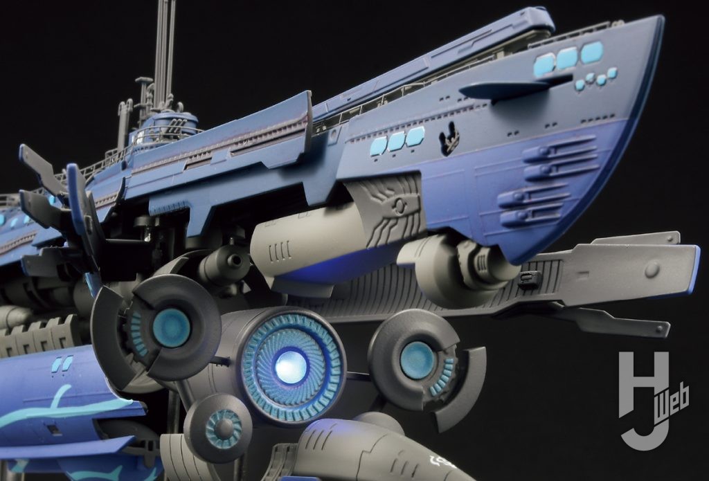 不破優製作「潜水艦-蒼き鋼-イ401」電飾仕込み