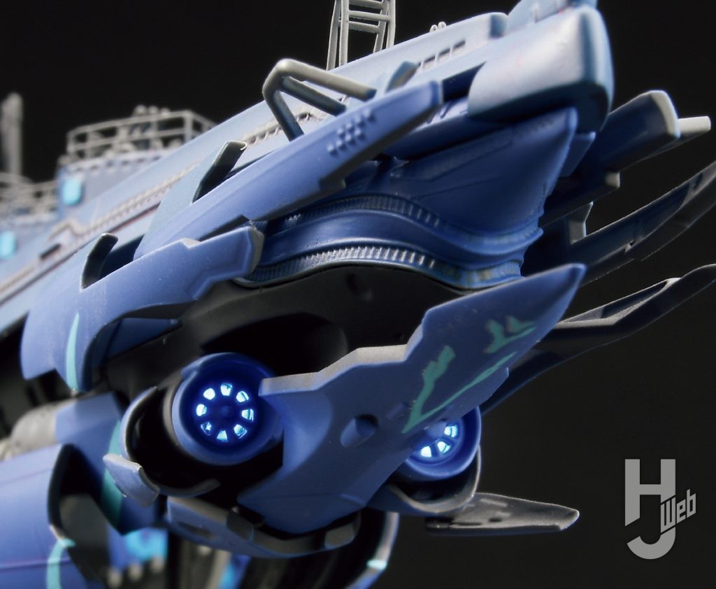 不破優製作「潜水艦-蒼き鋼-イ401」電飾仕込み2