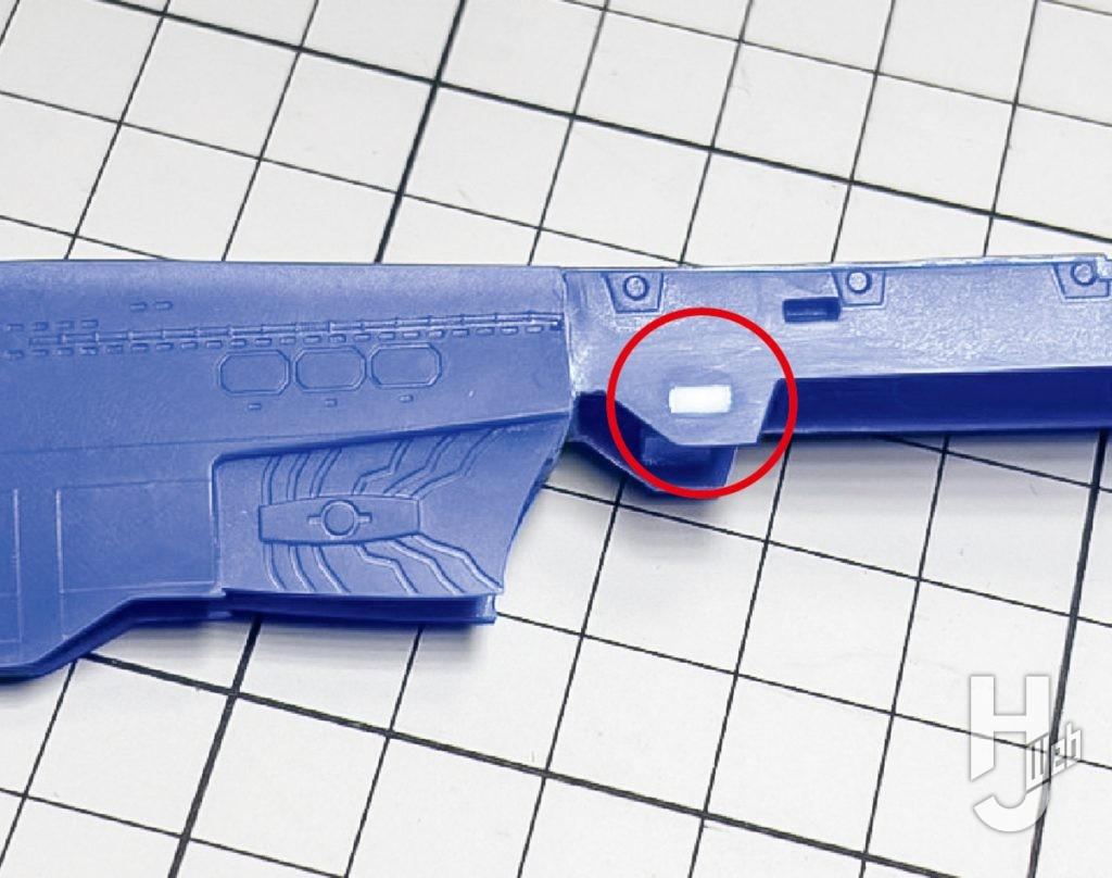 不破優製作「潜水艦-蒼き鋼-イ401」製作中パテ埋め