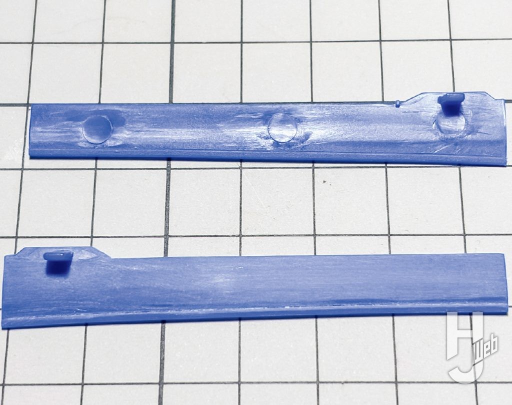 不破優製作「潜水艦-蒼き鋼-イ401」製作中ヤスリがけ