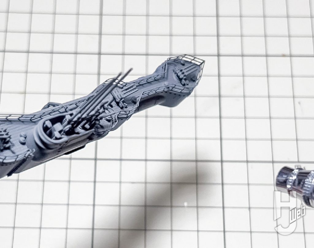 不破優製作「潜水艦-蒼き鋼-イ401」塗装中グレー塗装