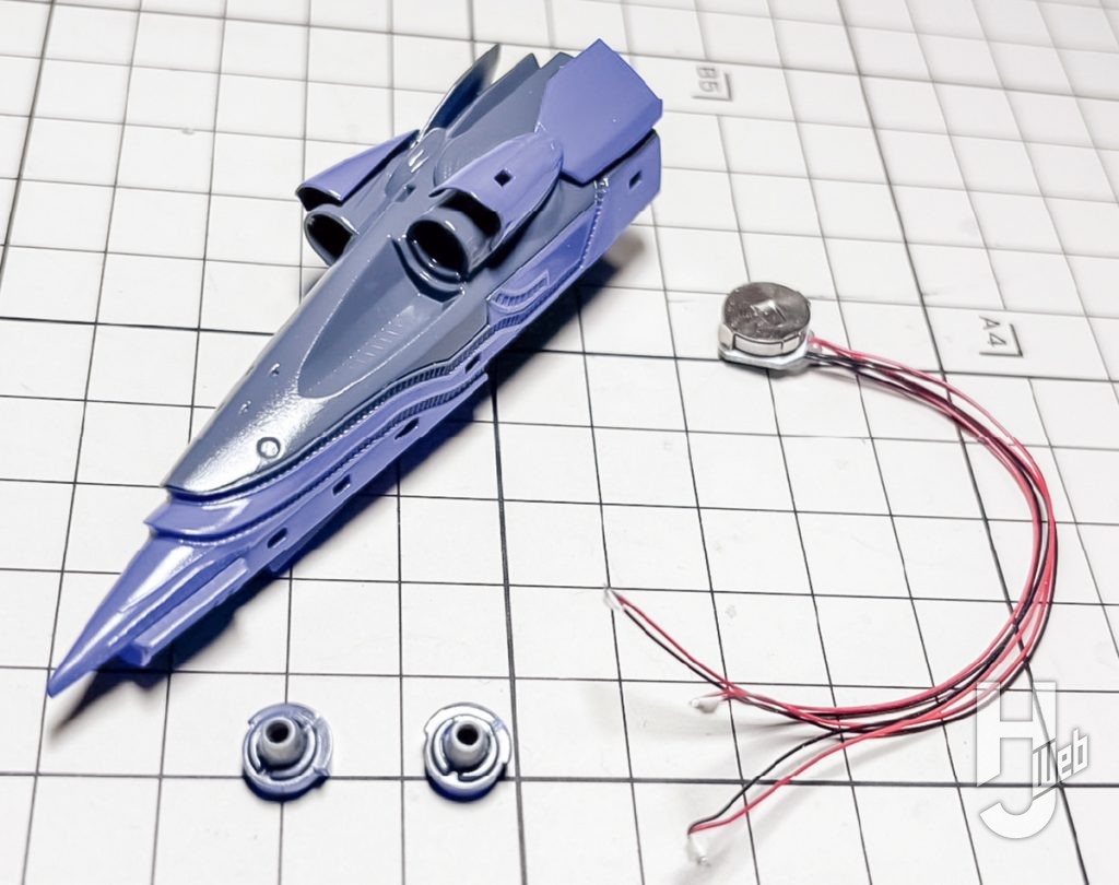 不破優製作「潜水艦-蒼き鋼-イ401」塗装中推進器