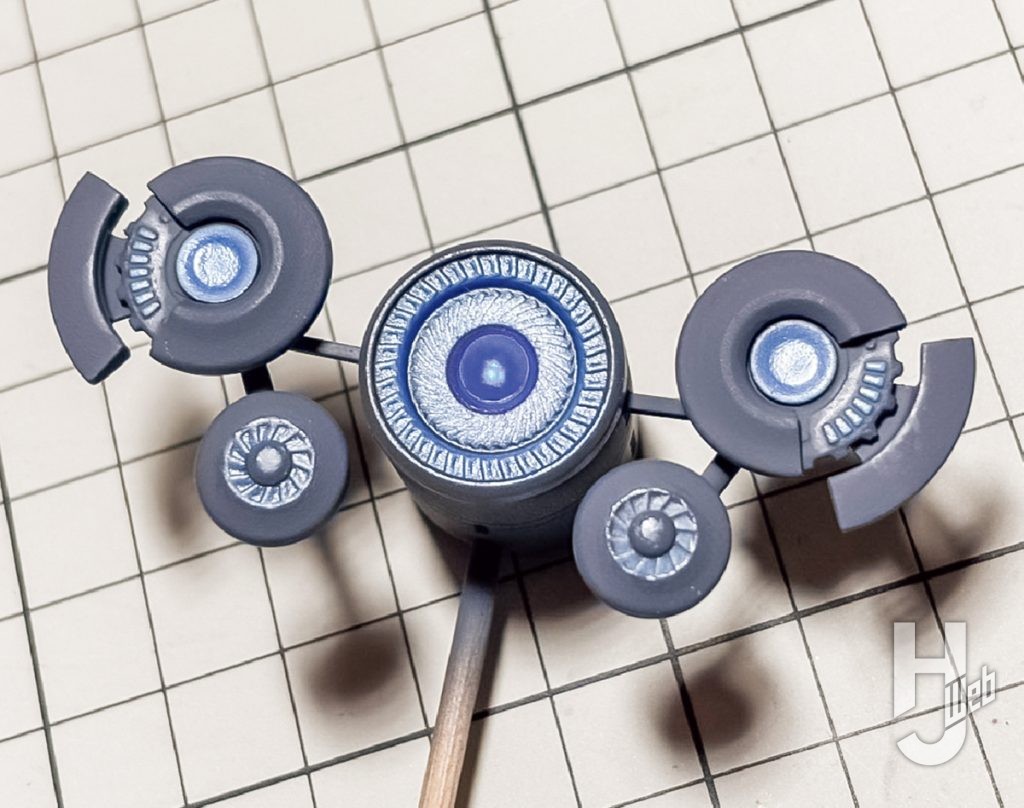 不破優製作「潜水艦-蒼き鋼-イ401」塗装中超重力砲