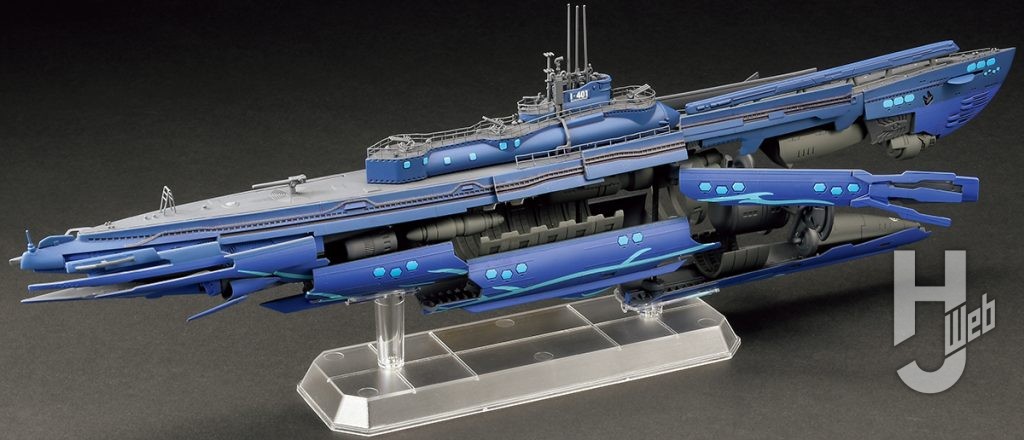 不破優製作「潜水艦-蒼き鋼-イ401」右側面