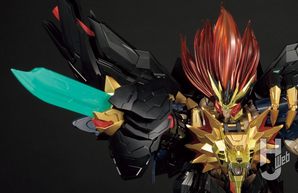 「AMAKUNI超機神-ジェネシックガオガイガー」ウィルナイフ構え上半身アップ