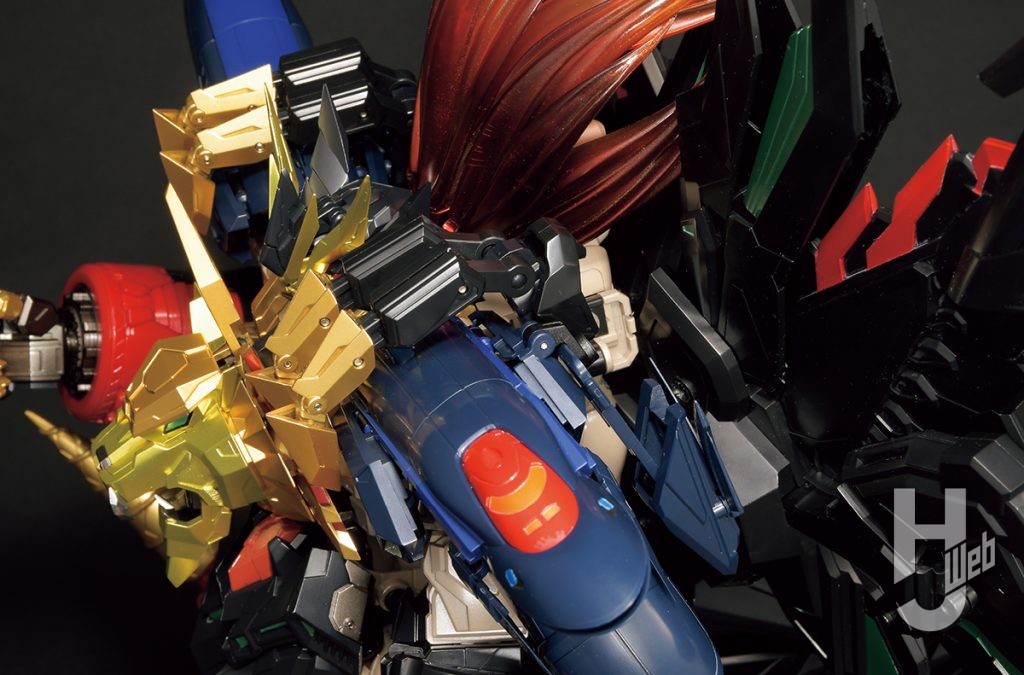 「AMAKUNI超機神-ジェネシックガオガイガー」ガジェットフェザーのクローアップ