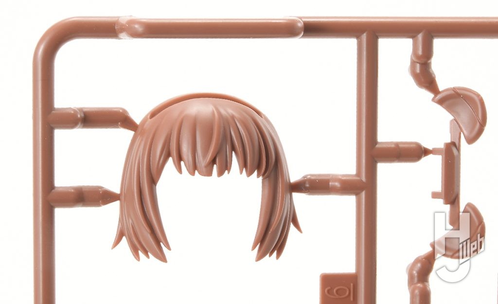 メイドロイド ラクエルテストショット前髪パーツランナーアップ