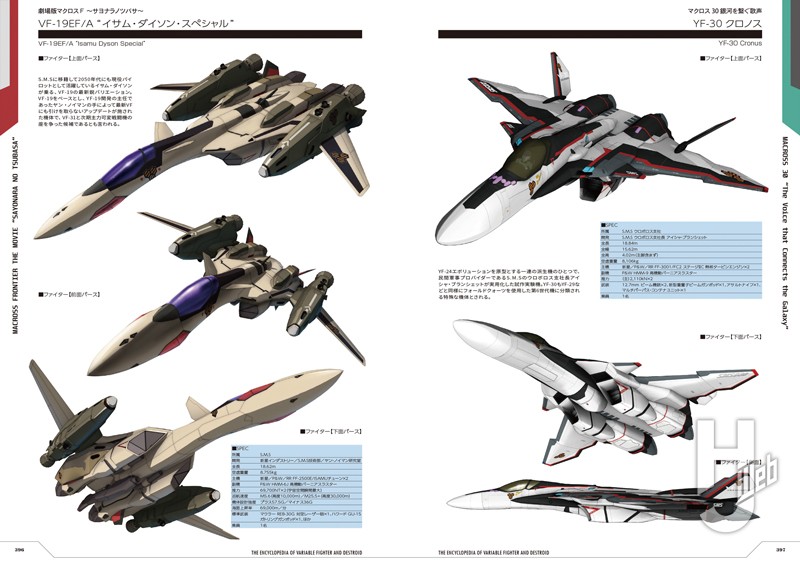 エンサイクロペディアマクロス-バルキリー&デストロイドサンプル2