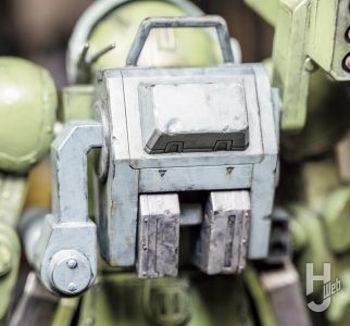 大森記詩製作「スコープドッグ-ターボカスタム［キリコ機］」ミッションパック製作中