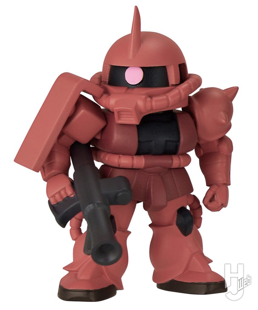 機動戦士ガンダム ならぶんです。ザクのシャア専用ザクⅡの画像