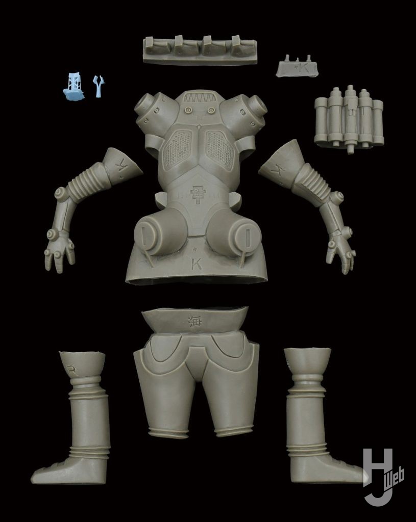 キングジョー
ソフビのパーツ別